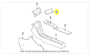 GENUINE MERCEDES - Mercedes® Front Ashtray Complete Assembly,Zebrano, 1986-1995 (124) - Image 2