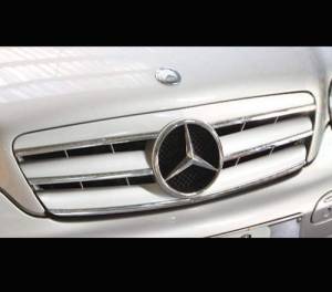 Mercedes® Grille, CL Style, Chrome/Silver, 2001-2007 (203)