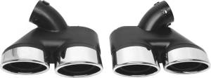 Mercedes® Exhaust Tips,Chrome,Dual Oval, 2005-2009 (211)