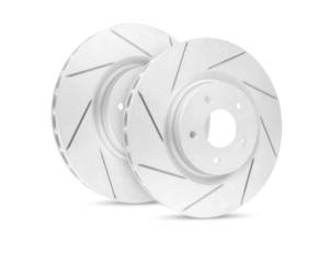 Mercedes® Slotted Brake Rotor Set, Rear, 1981-1985 (107/126)