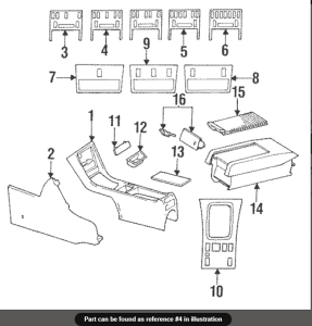 Performance Products - Mercedes® Wood Air Conditioning Panel, 5 Cutout On Top Row, 1981-1991 (126) - Image 2
