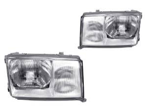 Mercedes® Headlight Set, European, Right/Left,1986-1993 (124)