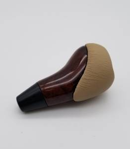 Mercedes® Shift Knob, Burlwood & Parchment Leather, (Emblem Not Included), 1990-1999