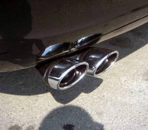 Mercedes® Dual Exhaust Tips, Chrome, 2003-2005 (211)