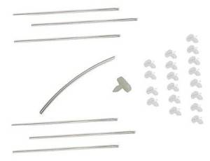 Mercedes® Grille Molding Kit, 7 Pieces, 1977-1985 (123)