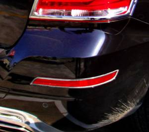 Mercedes® Rear Reflector Trim Set, Chrome, GLK, 2013-2015 (204)