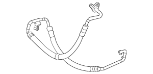 Mercedes® Power Steering Line, High Pressure, 2008-2015