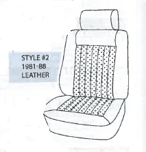 Performance Products® - Mercedes® Front Seat Cover Kit With Back Panels, Leather, SE/SEL/S/SDL, Sedan, 1981-1991 (126) - Image 3