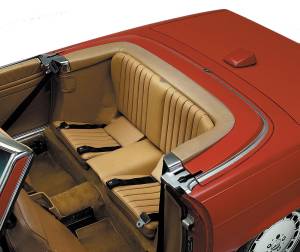 Mercedes® Rear Factory Style Folding Jump Seat Cover Only, Leather, 1973-1989 (107)