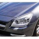 Mercedes® Headlight Trim Rings, Chrome, 2012-2020 (R172)