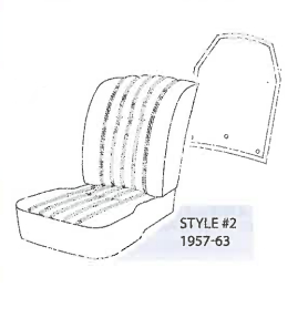 Performance Products® - Mercedes® Front Seat Covers, Leather, 190SL, 1955-1963 (121) - Image 3