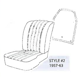 Performance Products® - Mercedes® Rear Seat Cover, Leather For 190SL, 1955-1963 - Image 3