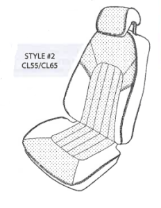 Performance Products - Mercedes® Seat Cover Set, Leather, 2001-2006 (215) - Image 1