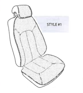 Performance Products - Mercedes® Seat Cover Set, Leather, 2001-2006 (215) - Image 2