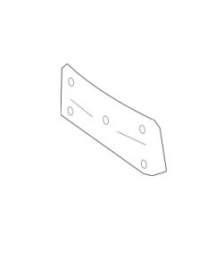 Mercedes® OEM Front License Plate Holder, 2007-2009 (221)