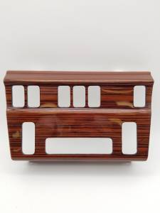 Mercedes® Wood Climate Control Cover, Zebrano, 1986-1992 (124)