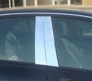 Mercedes® Door Pillar Chrome Covers, 4 Pc. Set, 2008-2011 (204)