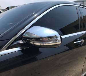 Mercedes® Mirror Covers, Chrome, 2014-2017 (222)