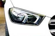 Mercedes® Headlight Rings, Chrome, 2019-Up (167)