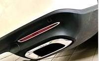 Mercedes® Rear Exhaust Ring, Chrome, 2019-Up (167)