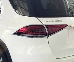 Mercedes® Tail Lamp Rings, Chrome, 4 Piece Set, 2019-Up (167)
