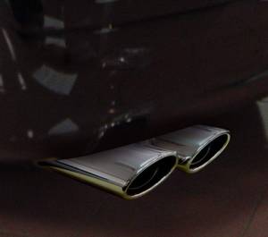 Performance Products® - Mercedes® Quad Exhaust Tips, Chrome, 2006-2013 (221) - Image 2