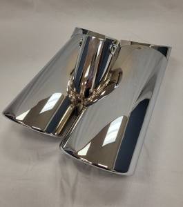 Performance Products® - Mercedes® Quad Exhaust Tips, Chrome, 2006-2013 (221) - Image 3