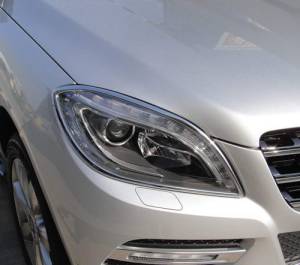 Mercedes® Headlight Trim Rings, Chrome, ML-Class, 2012-2015 (166)