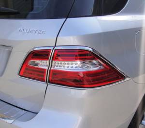 Mercedes® Tail Light Trim Surrounds, Chrome, ML-Class, 2012-2015 (166)