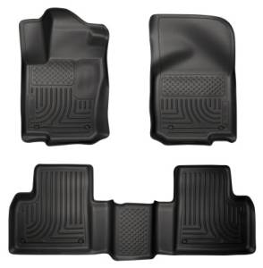 Mercedes® Husky WeatherBeater Floor Liners, Front & Back Seat, 2012-2019 (166)