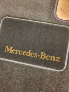 GENUINE MERCEDES - Mercedes® OEM Floor Mats, 4-Piece, Brown, 1988-1993 (124) - Image 2