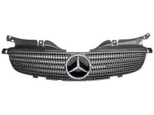 Mercedes® OEM Chrome Sport Grille, Star NOT Included, 1998-2004 (170)