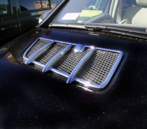 Mercedes® Hood Vent Trim Set, Chrome, ML, 2009-2011 (164)
