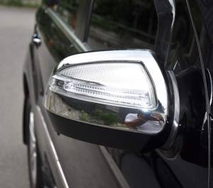 Mercedes® Mirror Cover Set, Chrome, ML, 2009-2011 (164)