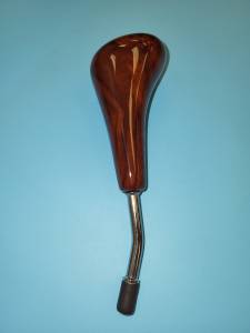 Mercedes® Shift Knob With Shaft, Burlwood, 1990-1995 (129)