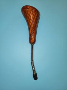 Mercedes® Shift Knob With Shaft, Zebrano Wood, 1990-1991 (126)