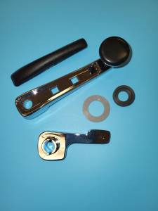 Mercedes® Soft Top Release Handle Complete Set, 1973-1989 (107)