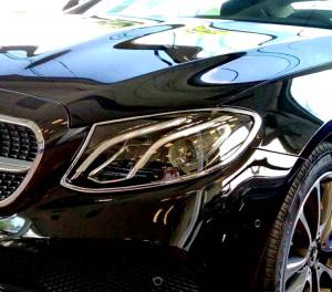 Mercedes® Headlight Trim Rings, Chrome, Coupe, 2017-2023 (238)