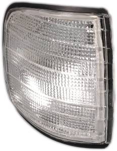Mercedes® Euro Style Turn Signal Assembly Kit w/ Clear Lenses and Amber Bulbs, 1982-1991 (126)
