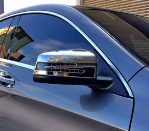 Mercedes® Door Mirror Covers, Chrome, 2014-2018 (117)