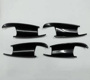 Mercedes® Door Handle Cavities, Carbon, 2010-2016 (212)