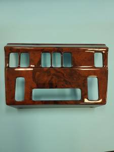 Mercedes® Wood Climate Control Cover, Burlwood, 1986-1989 (124)