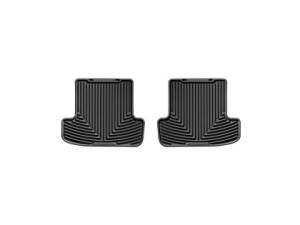Mercedes® Black WeatherTech® Rear Rubber Floor Mats, 2010-2013 (204/207)