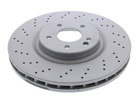 Mercedes® Brake Rotor, Front, Vented and Drilled, 1993-2002 (129)