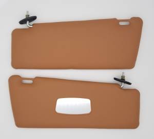 Mercedes® Sun Visor Set, Tobacco, 1977-1985 (123)