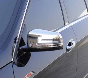 Mercedes® Mirror Covers, Chrome, 2010-2014 (216)