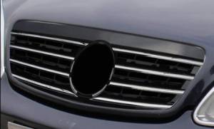 Mercedes® CL-Style Grille, Chrome/Black, No Distronic, 2000-2002 (220)