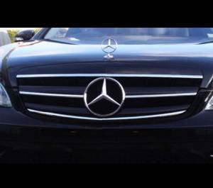 Mercedes® Grille, CL Style, Black And Chrome, 2007-2009 (221)