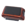 Mercedes® Center Armrest Cover, Burlwood & Leather, 2002-2005 (163)