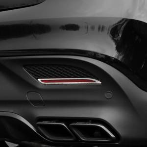 Mercedes® Rear Reflector Trim Rings, Chrome, GLE Coupe, 2016-2019 (292)